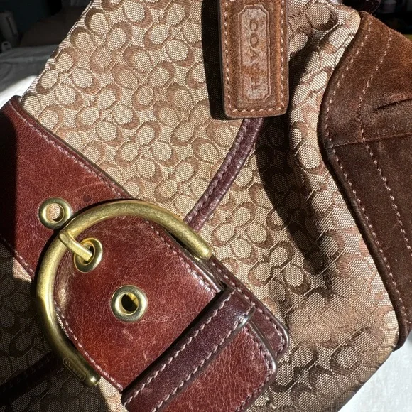 Vintage Coach brown mini soho bag. - Picture 5 of 5